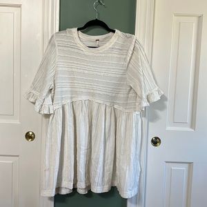 Free People cream tunic